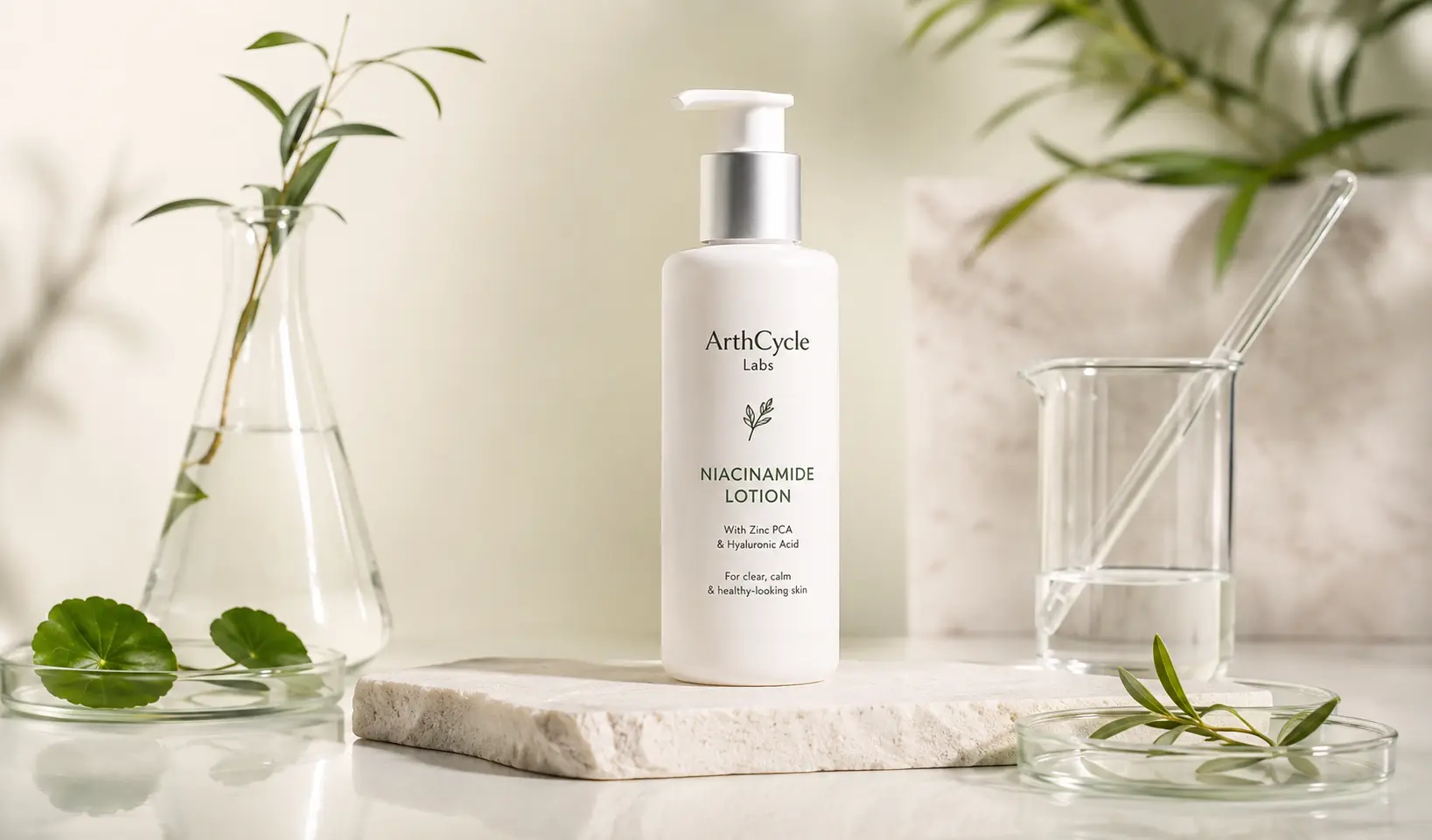 Niacinamide Lotion skincare formulation