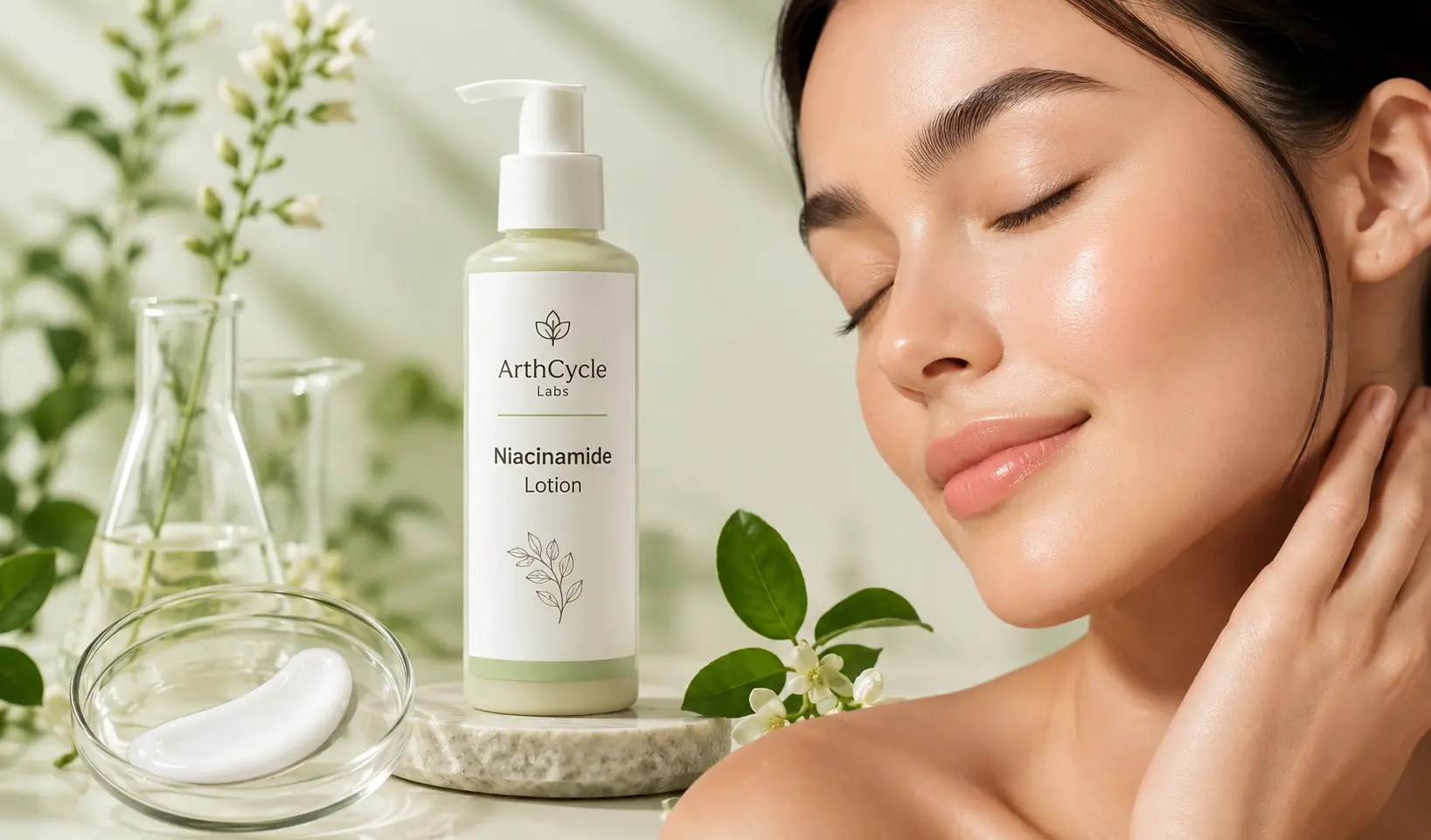 Brightening benefits of Niacinamide Lotion